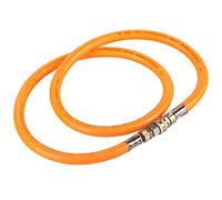 Luocute Tuyau de Nettoyeur Haute Pression, 16 Mm, Paroi de 3 Mm, Tube PVC | Tube de pulvérisation agricole, connexion rapide DN6, boucle en cuivre jaune, pour pulvérisateur motorisé à moteur à ,