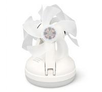 Luocute Ventilateur de Plafond avec Lumière, 3 Température de Couleur Dimmable LED Télécommande 3 Vitesses Fonctionnement Silencieux Moteur DC Minuterie pour Chambre Salon Cuisine Garage