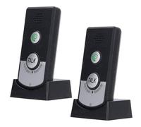 Luocute Vocal sans Fil Bidirectionnel, pour Bureau à Domicile | ABS Rechargeable, Batterie 1 800 MAh en Veille 3 à 5 Jours, Fréquence 410 à 490 MHz, Conception étanche.