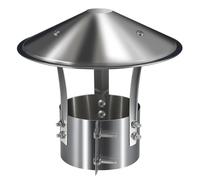 Luoilba Capuchons de pluie adaptés aux murs extérieurs, circulation de | Sortie d'air murale extérieure en acier inoxydable. Contenu : 1 pièce. La couleur peut varier de +/- 1 à 3 cm.