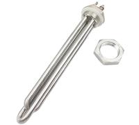 Luoilba Chauffe-eau solaire DC en acier inoxydable DN25 48 V 3000 W | Avec élément de plongée en acier inoxydable et filetage intérieur DN25 pour 48 V 3000 W, parfait pour les camping-cars