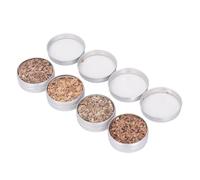 Luqeeg Copeaux de Bois 4 Saveurs, Sciure de Bois Fruitier Naturel, Copeaux de pour Fumoir à Cocktail avec Chêne, Noix de Pécan, Cerise, pour Whisky, Bœuf, Porc, Poulet, Boissons Fumées, Barbecue