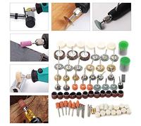 Luqeeg Ensemble d'accessoires d'outils 145 Pièces, Abrasion pour Meulage, Polissage, Coupe avec Mini Perceuse, Meuleuse électrique