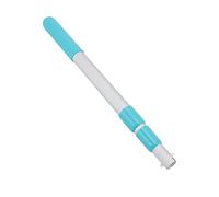 Luqeeg Perche de Piscine Télescopique, Perche Extensible en Aluminium à 3 Sections, Perche de Nettoyage de Piscine à Extension Réglable pour Filet D'écumoire, Brosse de Piscine, Tête D'aspiration