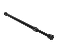 Luqeeg Tringles de Tension à Ressort, Petite Tringle à Rideau Extensible à Ressort Réglable pour Cuisine, Salle de Bain, Fenêtre, Armoire, Placard à Ustensiles et Armoire - Noir(40-70cm/15.7-27.6in)