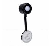 Luqeeg Ventilateur de Téléphone Magnétique Rechargeable à 3 Vitesses, Ventilateur de Refroidissement Portable Silencieux avec Lumière de Remplissage Intégrée, Support pour Appareil Mobile, (BLACK)