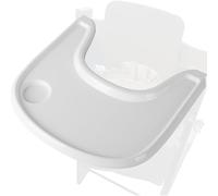 LuQiBabe Plateau de chaise haute pour bébé compatible avec la chaise Stokke Tripp Trapp avec porte-gobelet - Surface lisse et forte aspiration - Fabriqué en plastique de qualité alimentaire (sans BPA,
