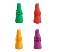 Lurch 211626 Party Lot de 4 bouchons de bouteille pour fermer hermétiquement les bouteilles de champagne et de vin