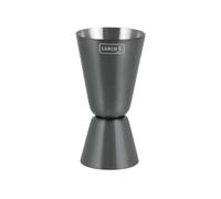 Lurch 240787 Jigger Jigger 2 t 4 cl pour mesurer avec précision les spiritueux et les jus, gris fumé