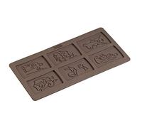 Lurch 65019 FlexiForm Crèche en Spéculoos 6 Motifs de Noël Différents Marron 15 x 30 cm