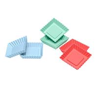 Lurch 83015 Tortelett Quader Flexiform 6 pièces Silicone Multicolore 20 x 15 x 10 cm