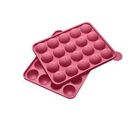 Lurch 83027 Moule à Cake Pops Silicone Noir 2- Pièces 23 x 12 x 2 cm