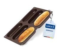 Lurch 85082 Moule pour Hotdog Bun, Silicone, Marron, 30 x 17,5 x 2,5
