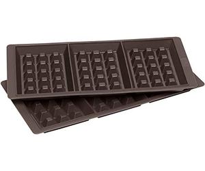 Lurch 85084 spéculoos Moule pour Gaufré Silicone Marron 20 x 15 x 10 cm
