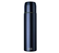 Lurch Bouteille isotherme pour boissons chaudes et froides en acier inoxydable à double paroi avec gobelet 0,75 l, bleu denim II