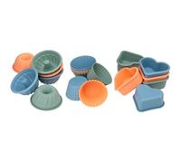 Lurch Flexi Starter Lot de 18 mini moules à muffins, cœurs et kouglof