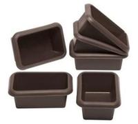 LURCH Lot de 6 mini moules - Bosses - Marron Marron G