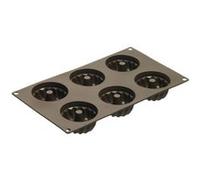 LURCH Lot de 6 moules a Kouglof - Marron Marron G