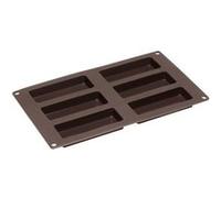 LURCH Lot de 6 moules barres de céréales - 30 x 17,5 - Marron Marron G
