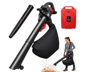 LURECAQING Aspirateur souffleur sans Fil 40V pour Voiture et Atelier. 6 Vitesses. Mode Souffle ou Aspiration sans Effort, 156 CFM, 340 km/h, pour Feuilles, poussières et copeaux. 20000mAh