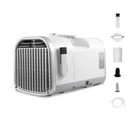 LURECAQING Climatiseur Mobile sans Aucune Installation requise, Silencieux 42dB, 16-32°c, Minuteur 12 h,sans unité extérieure avec poignée de Transport pour Camping pêche et Pique-Nique 5100BTU