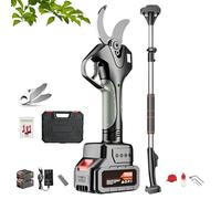 LURECAQING Sécateur Électrique sans Fil 50 mm, 980w Secateur Electrique Léger avec SK5 Lame de Rechange, 2 × 2,0Ah Batteries et Boîte, Secateur Professionnel pour Jardinage, Arbre Fruitier, Arbustes