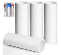 LURICO Lot de 4 Filtres de Rechange Compatibles Filtre à Eau Grünbeck Fs 1, 50 µm Sans Cloche de Protection, Filtrant en Feutre de Polyéthylène, Cartouche de Remplacement pour Filtre à Eau Domestique