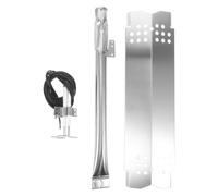 Lurrose 1 Jeu de pièces de Rechange pour Barbecue : Tubes de brûleur, déflecteur de Chaleur, plaques de Protection et allumeurs. Compatible avec Les modèles 720-0830H, 720-0888 et 720-0888N.