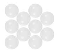Lurrose 10 Pièces Abat-jour Hémisphérique et Installation Facile en PC et Aluminium Blanc Éclairage Doux pour Ampoules Led pour Chambre et Salon