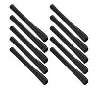 Lurrose 10 Pièces Surligneur à Double Pointe Présent Stylo Noir Fluide | Double Pointe Fine et Biseau, Plastique et Acier Inoxydable, Notes, Journaling, Projets Créatifs