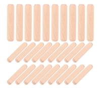 Lurrose 1000pcs Chevilles en Bois Rond pour Meubles et Bricolage Tiges de Bois Faciles à Installer Prévient la Déformation pour Tiroirs et Armoires