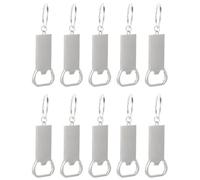 Lurrose 10pièces Lot de Porte-clés Décapsuleurs de Léger et Portable Accessoires Pratiques pour Bar Cuisine et Cadeaux