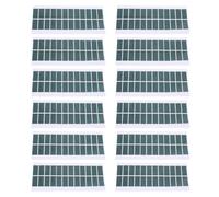 Lurrose 12 Feuilles Coussinet Isolant en Fibre de Bois Laminée Adhésive | Feuilles Découpées, Pose Rapide, Usage Électronique, Finition Laminée, Lot