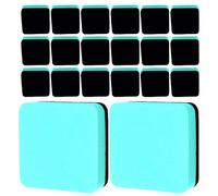 Lurrose 20 Pièces Gomme Blanche Feutre Eva Carrée pour Tableau Blanc Légère pour Bureau et École