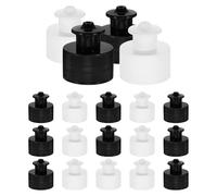 Lurrose 20 Pièces Kit de Bouchons en Plastique Robustes et Faciles à Nettoyer pour Bouteilles d'eau, Adaptés aux Restaurants et Cuisines Domestiques, Remplacement