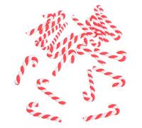 Lurrose 20 Pièces Ornements de Noël en Argile Rouge pour Décoration de Coque de Téléphone et Trousse, Accessoires Créatifs DIY pour Garçon et Filles et Filles, Thème Noël