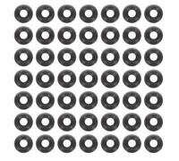 Lurrose 200 rondelles fraisées en acier inoxydable - Rondelles cuvettes de finition n° 6 pour vis, idéales pour la quincaillerie mécanique et l'électronique, noires
