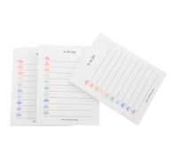 Lurrose 3 Pièces Bloc-notes Multifonction en Papier Coloré Liste de Tâches To Do, Carnet Pratique et Lisse pour Garçon et Filles et Adolescents, pour Usage Quotidien
