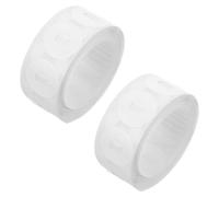 Lurrose 500 Autocollants de Renforcement Annulaire Blancs en Pvc pour Documents et Classeurs, Autocollants Auto-adhésifs Étanches pour Renforcer Trous Perforés