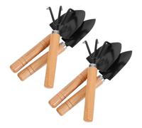 Lurrose 6 Pièces Lot de Mini Outils de Jardinage avec Pelle Transplantoir et Râteau Renforcés pour Plantation et Désherbage de Plantes Pot Succulentes et Entretien Intérieur