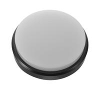 Lurrose Abat-jour rond plat pour ventilateur de plafond, abat-jour de remplacement pour luminaires encastrés de salon ou de chambre, 21 x 5 cm (8,3 x 2 pouces).