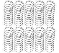 Lurrose Accessoires Robustes Argentés en Acier Manganèse Ensemble de 20 Ressorts de Compression pour Entretien et Réparation de Sécateurs pour Sécateur de Taille