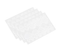 Lurrose Autocollants pour Usage Professionnel et Domestique 10 Feuilles Adhésifs Double Face Transparents Ruban Adhésif Résistant pour Ongles D'orteils et Faux Ongles