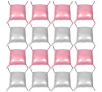 Lurrose Ballons Carrés en Aluminium Double Face Rose Ensemble de 25 Structure à Sangle, Léger et Portable, Décoration Unique pour Shower ou Mariage