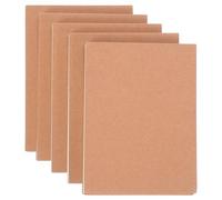 Lurrose Bloc-notes Vierge Épais 5pcs Papier Léger sans Bavure 100 Feuilles par Carnet Pratique pour Écriture Personnelle et Usage Bureau