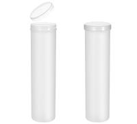 Lurrose Boîte à Biscuits Cylindrique Hermétique 2 Pièces en Plastique Pp, Résistante aux Chocs, pour Snacks et Chips, pour Garde-manger et Réunions de Famille
