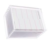 Lurrose Boîte de Rangement en Acrylique à 6 Niveaux pour Faux Ongles et Décorations Nail Art, Design Portable et Facile à Nettoyer, pour Usage Salon ou Maison