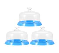 Lurrose Boîte de Rangement Plastique 3pcs pour Pièces de Montre Couvercle Anti-poussière, Stockage Organisé et Fiable pour Ateliers de Réparation de Montres