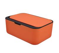 Lurrose Boîte Distributrice de Lingettes Humides Rectangulaire Couvercle Distributeur de Mouchoirs Humides Léger D'utilisation Mon Main pour Rangement Bureau ou Poussette