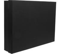Lurrose Boîte Présent Rectangulaire Noire 32,5 X 23,5 Cm, Emballage Présent Plat, Coffret pour T-shirt, Petite Boîte D’emballage Pratique pour Artisanat et Rangement, Saint-valentin